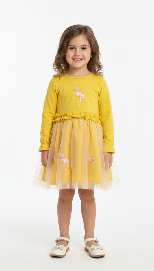 Vestido Tul Amarillo / ANK01