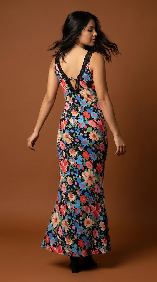 Vestido Floral Colorido / SH113