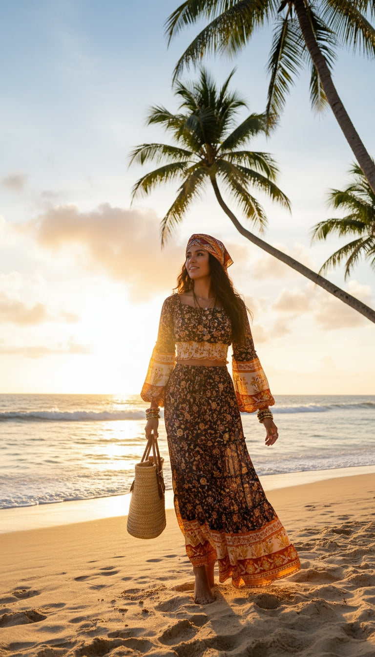 Set marrón boho / ANS03
