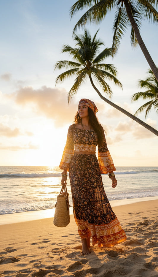 Set marrón boho / ANS03