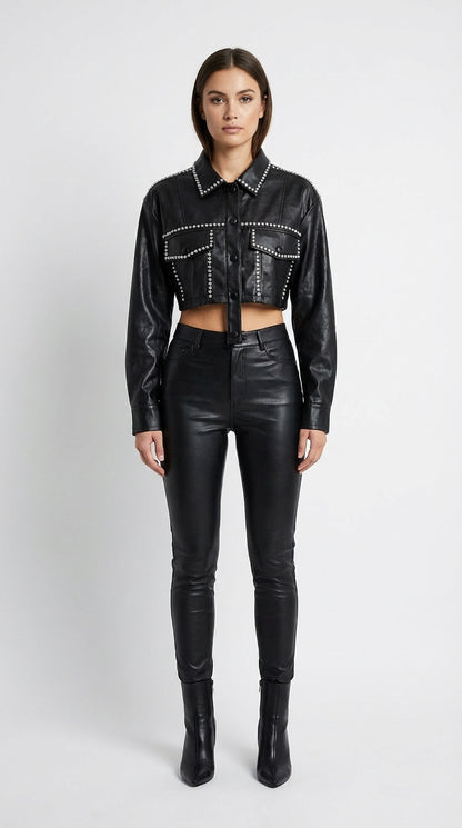 Jacket corta negra / SH57