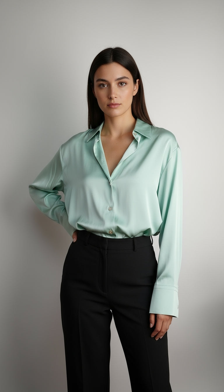 Blusa satinada / ANB06