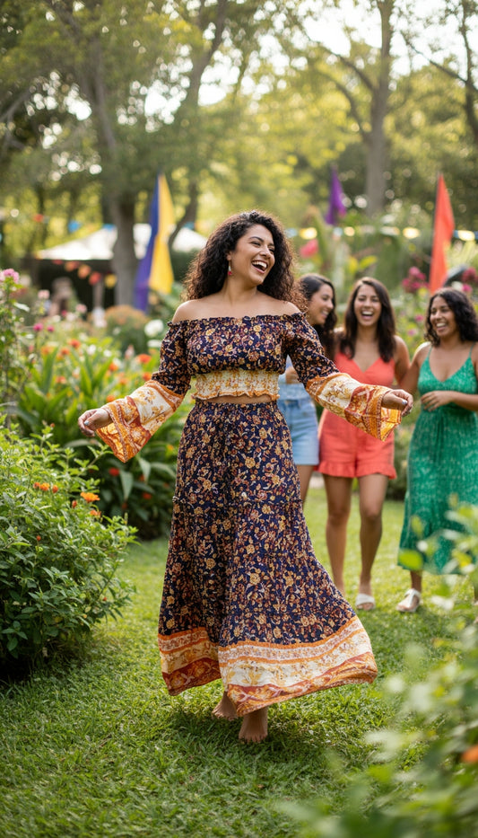 Set marrón boho / ANS03