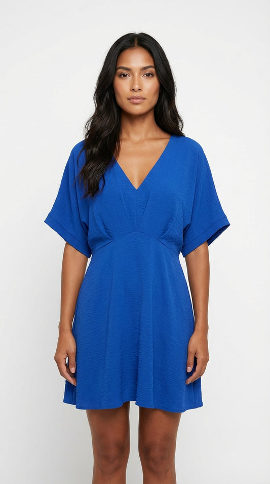 Vestido largo con escote en V /SH06