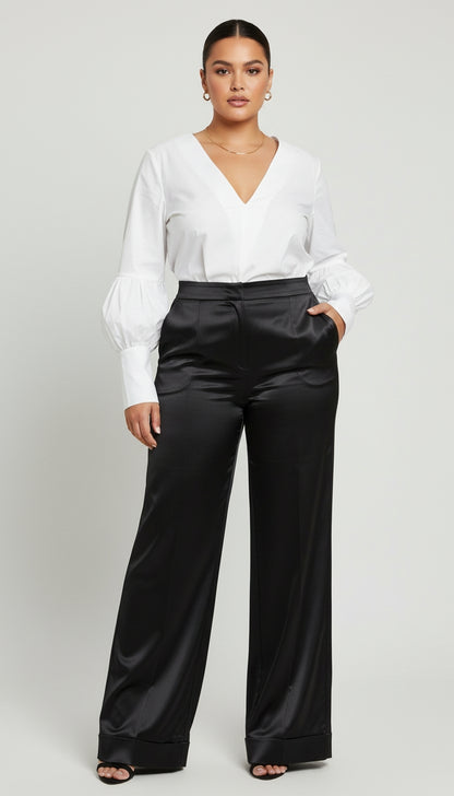 Outfit Oficina Blanco & Negro Clásico / OUT36
