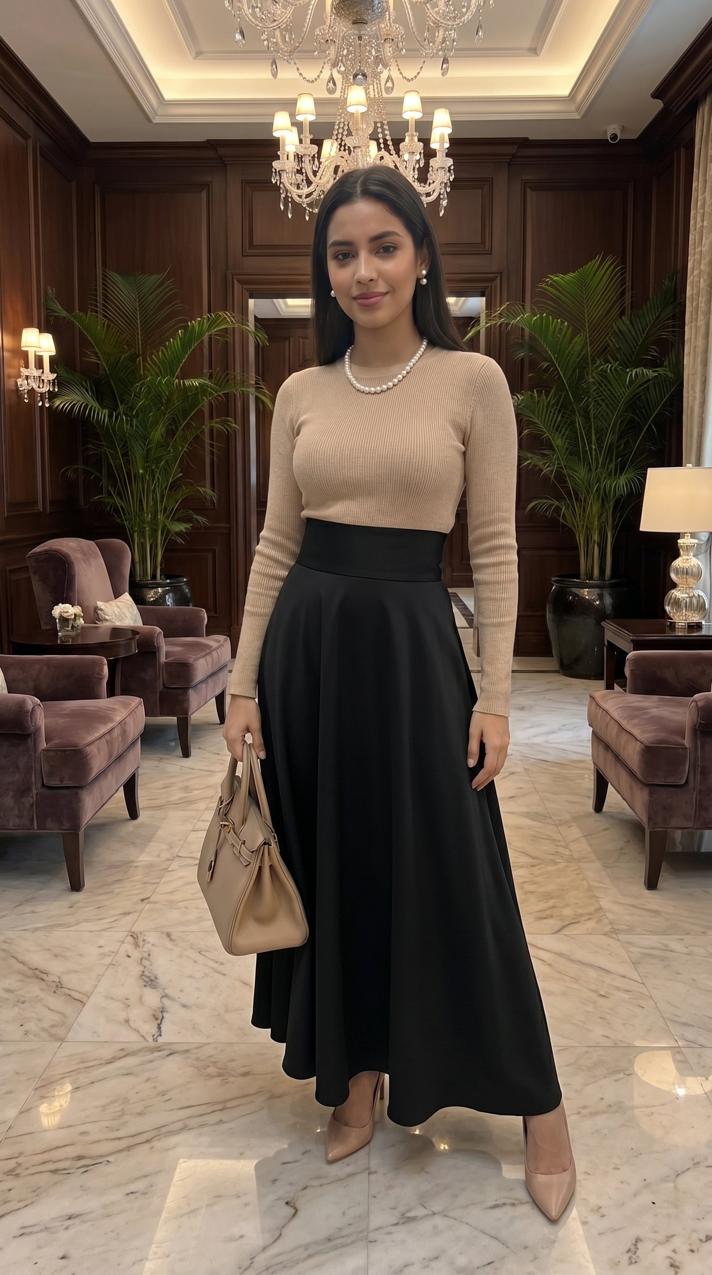 Falda larga acampanada AOMEI / AO99