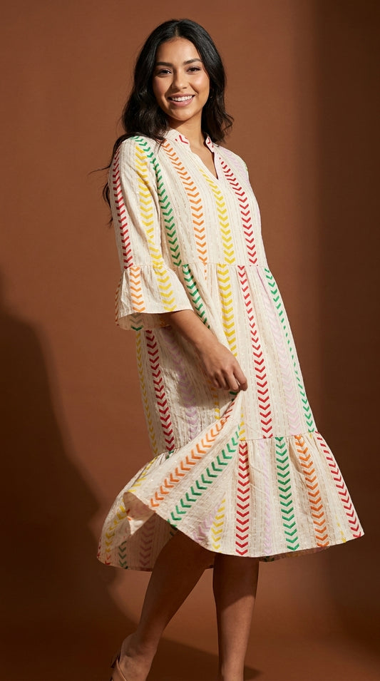 Vestido Rayas Multicolor / SH116