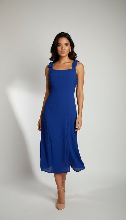 Vestido Elegante con nido de abeja /ANV08