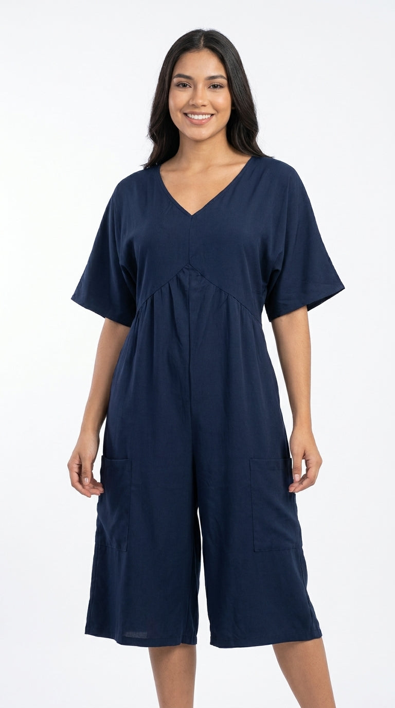 Enterizo Azul Marino Casual / L83A