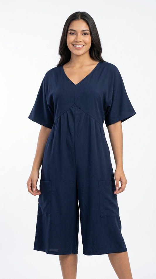 Enterizo Azul Marino Casual / L83A