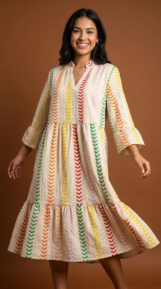 Vestido Rayas Multicolor / SH116