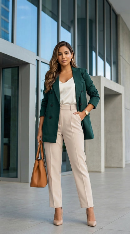 Blazer verde ejecutivo – ANBL2614