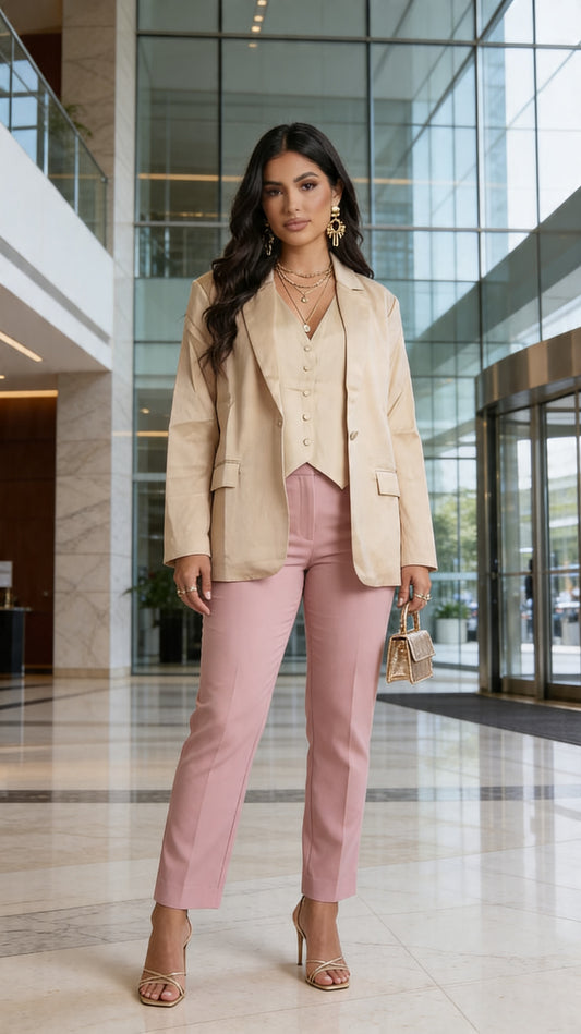 Outfit Beige Formal Chic / OUT60