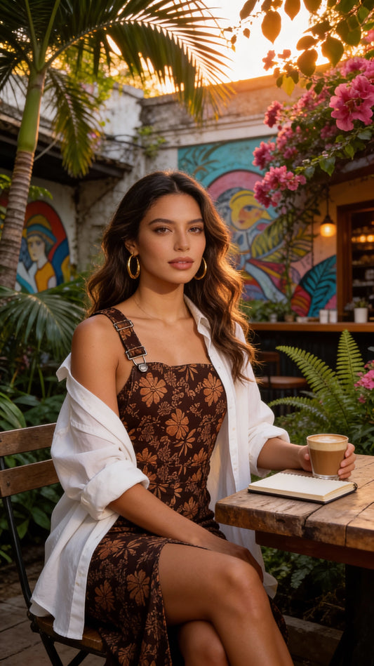 Vestido Estampado Casual / SH70