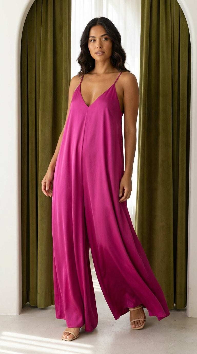 Jumpsuit Fuscia Marca D&M / V270
