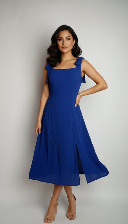 Vestido Elegante con nido de abeja /ANV08