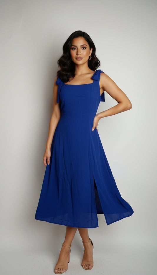 Vestido Elegante con nido de abeja /ANV08