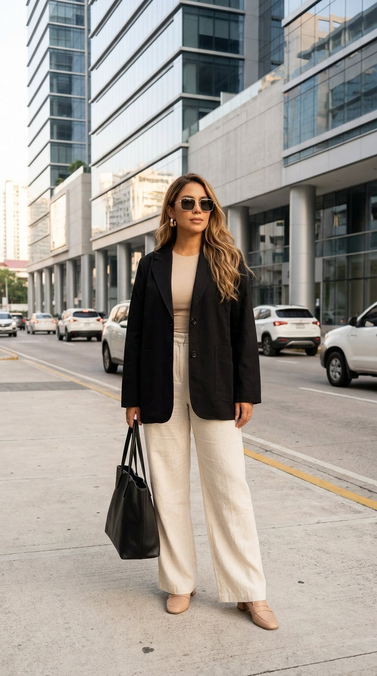 Blazer negro urbano – ANBL2615