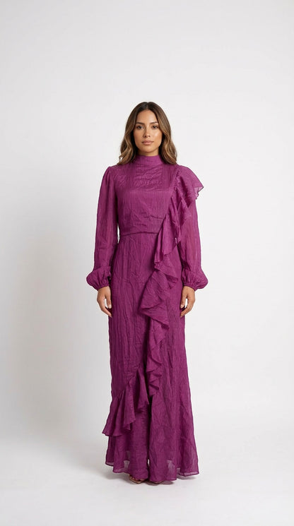 Vestido con pliegos / SH17