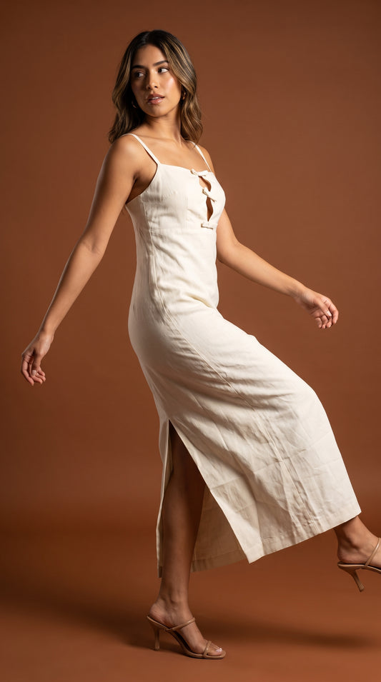 Vestido largo blanco / ANV97