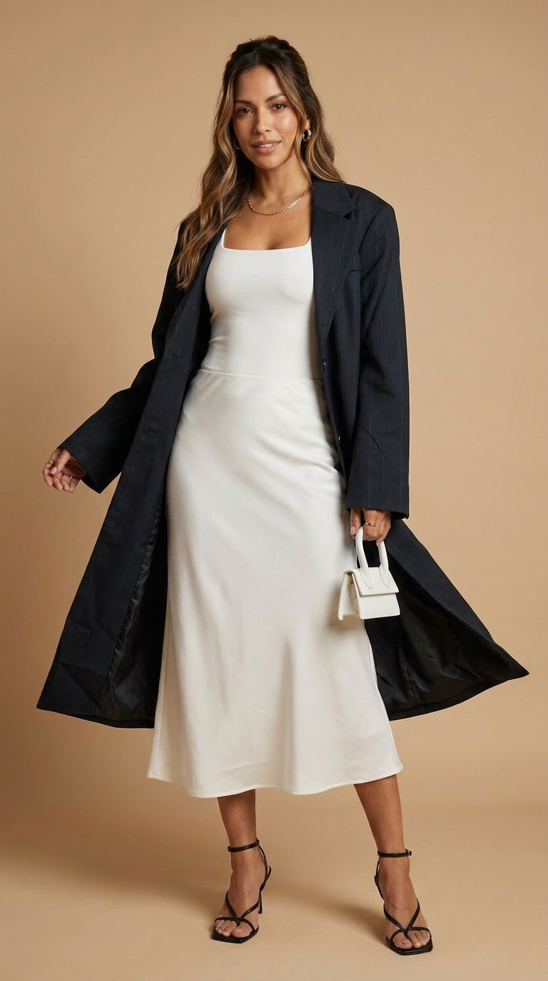 Blazer Largo Elegante / ANBL2654