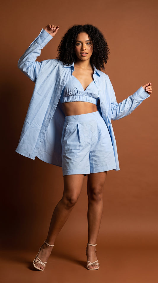 Set Top, Camisa y Short / ANSET10