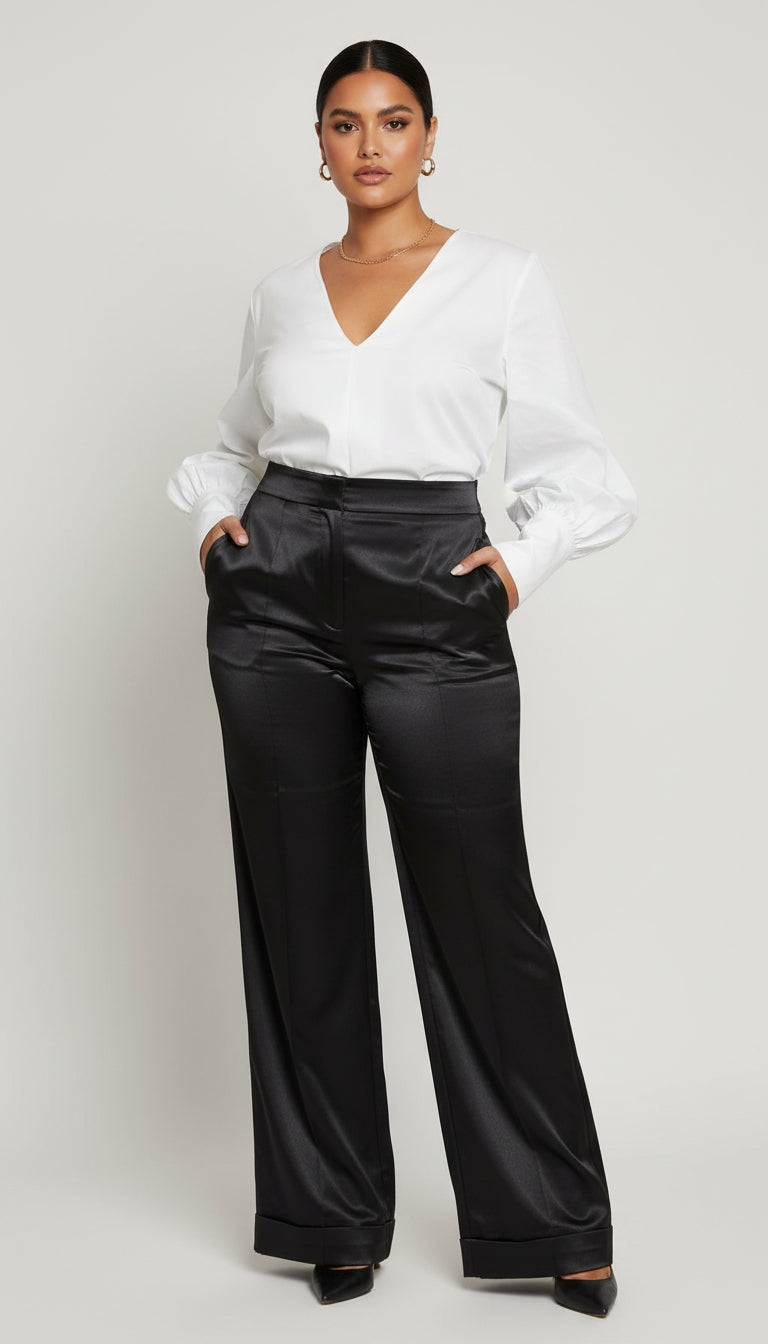 Outfit Oficina Blanco & Negro Clásico / OUT36