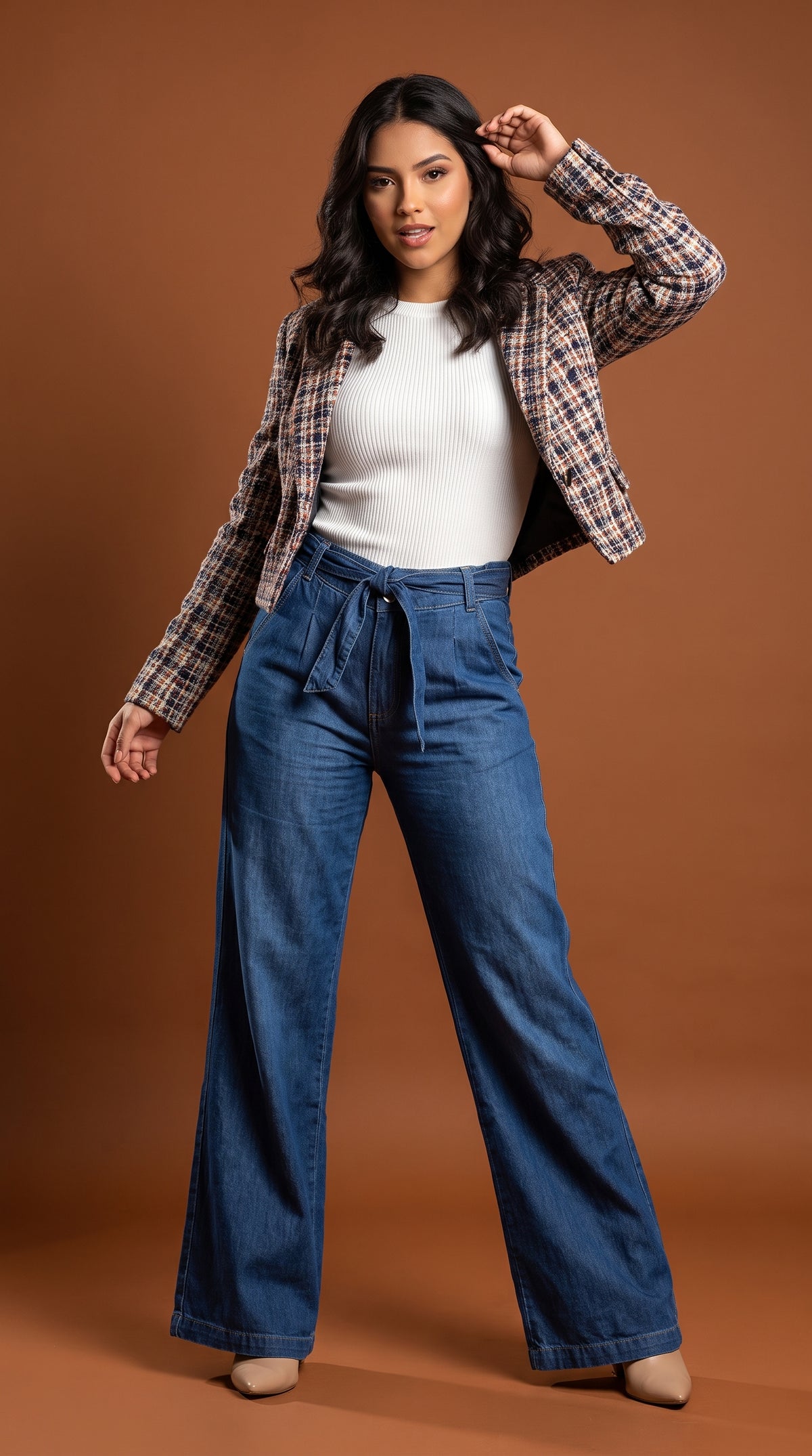 Pantalón denim azul oscuro / ANP06