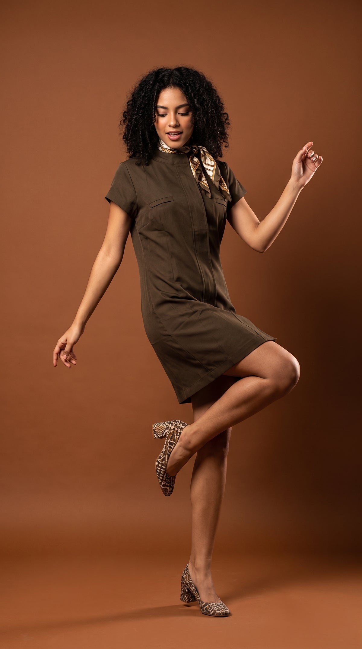 Vestido corto ajustado / ANV86