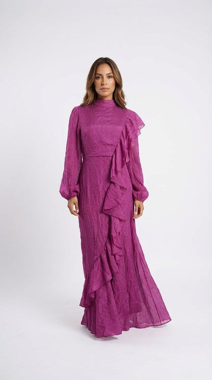 Vestido con pliegos / SH17