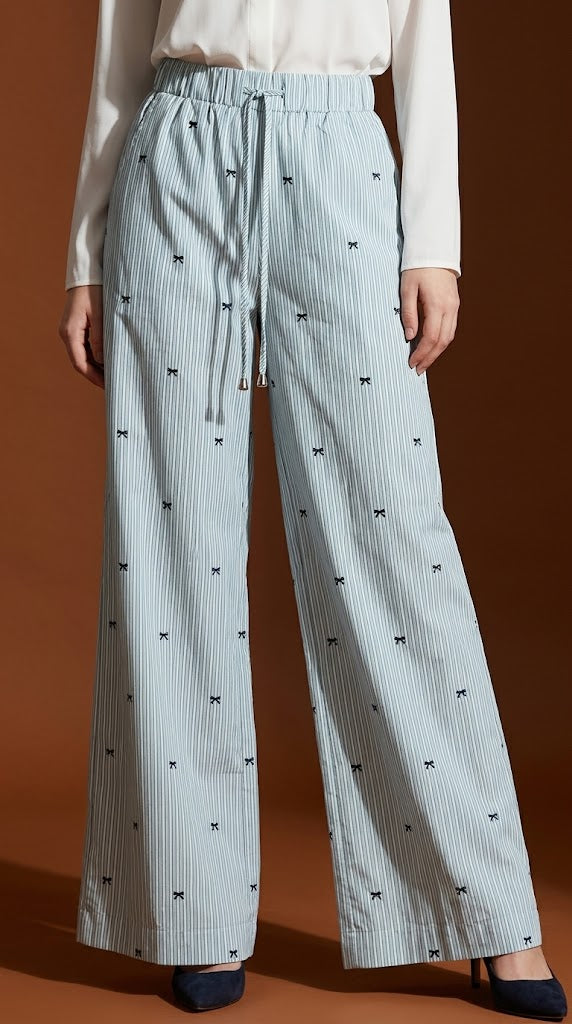 Pantalón Palazzo con estampado / SH88