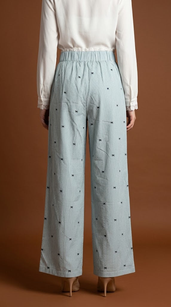 Pantalón Palazzo con estampado / SH88