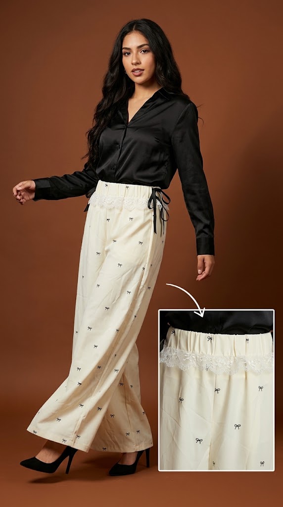 Pantalón Palazzo Casual / SH86