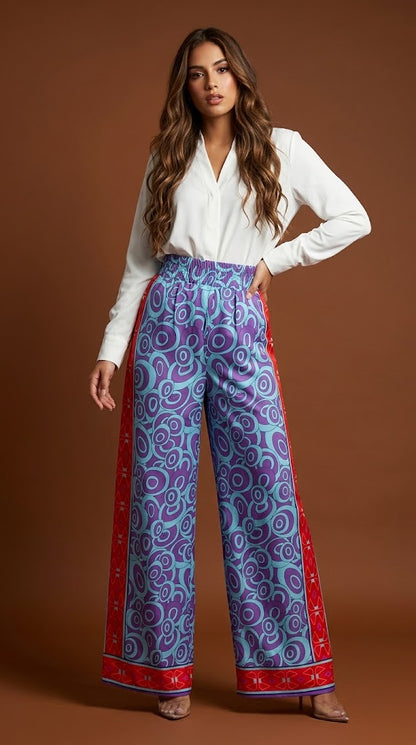 Pantalón estampado boho / ANE1001-21