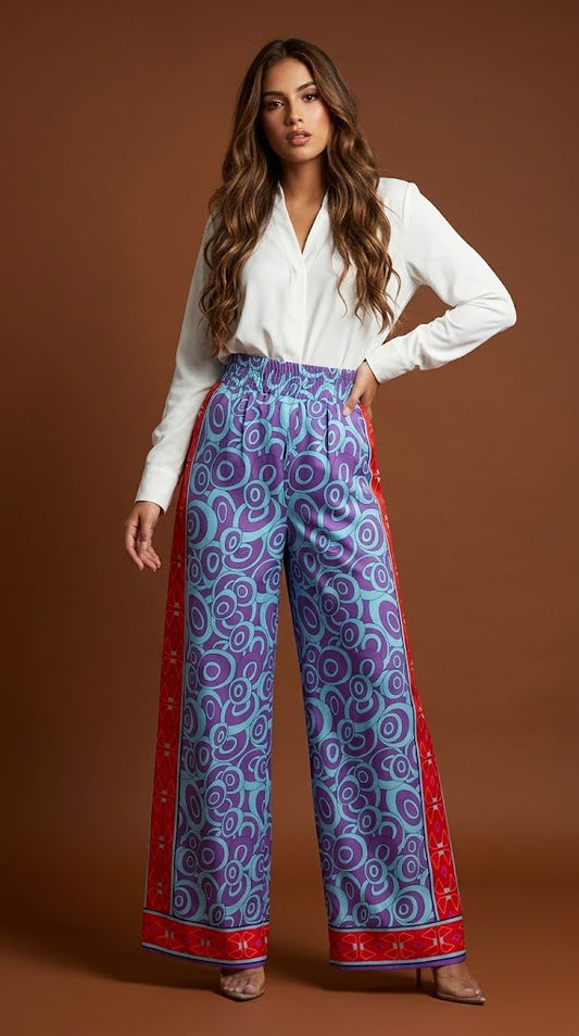 Pantalón estampado boho / ANE1001-21