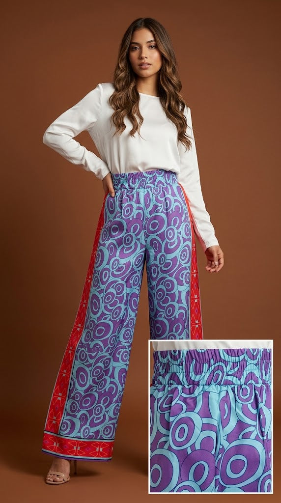 Pantalón estampado boho / ANE1001-21