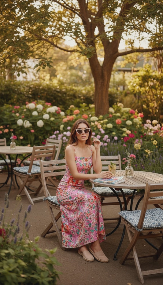 Vestido largo multicolor / ANV42